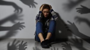 photo of person with mental health